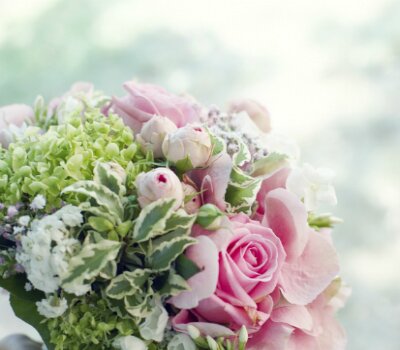 pink and blush floral bouquet to send to a funeral or celebration of life