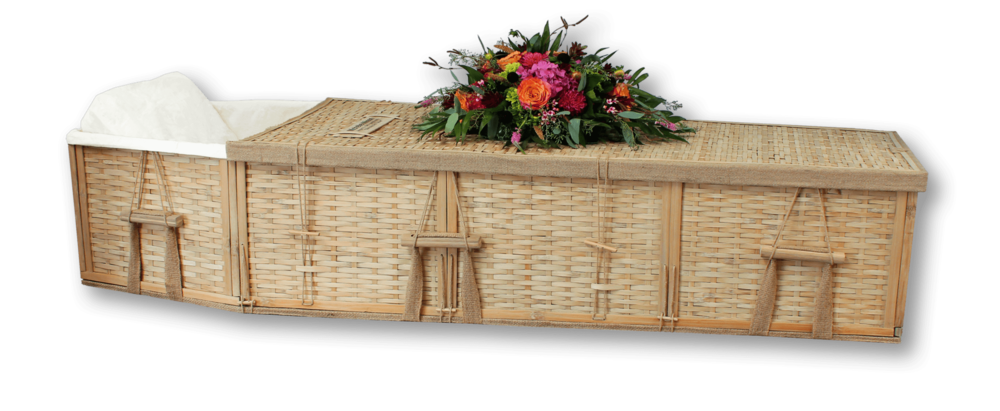 Green Burial Coffin made from biodegradable bamboo